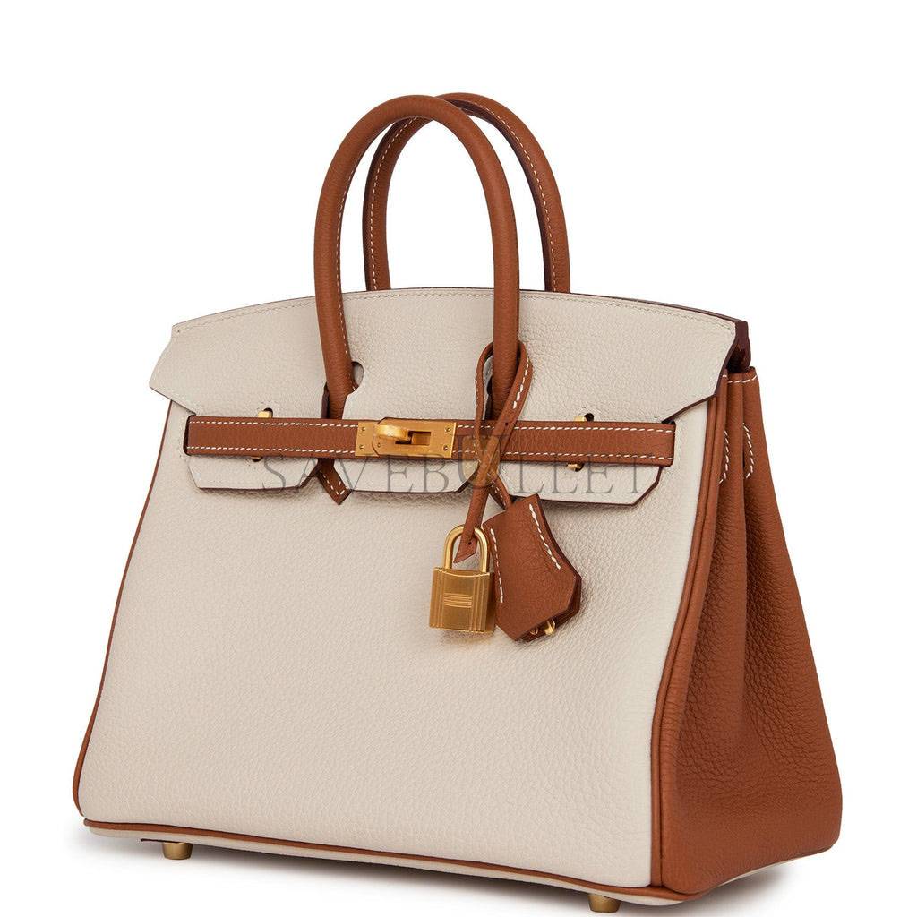 HERMES BIRKIN 25 TOGO BRUSHED GOLD HARDWARE (25*20*13cm)