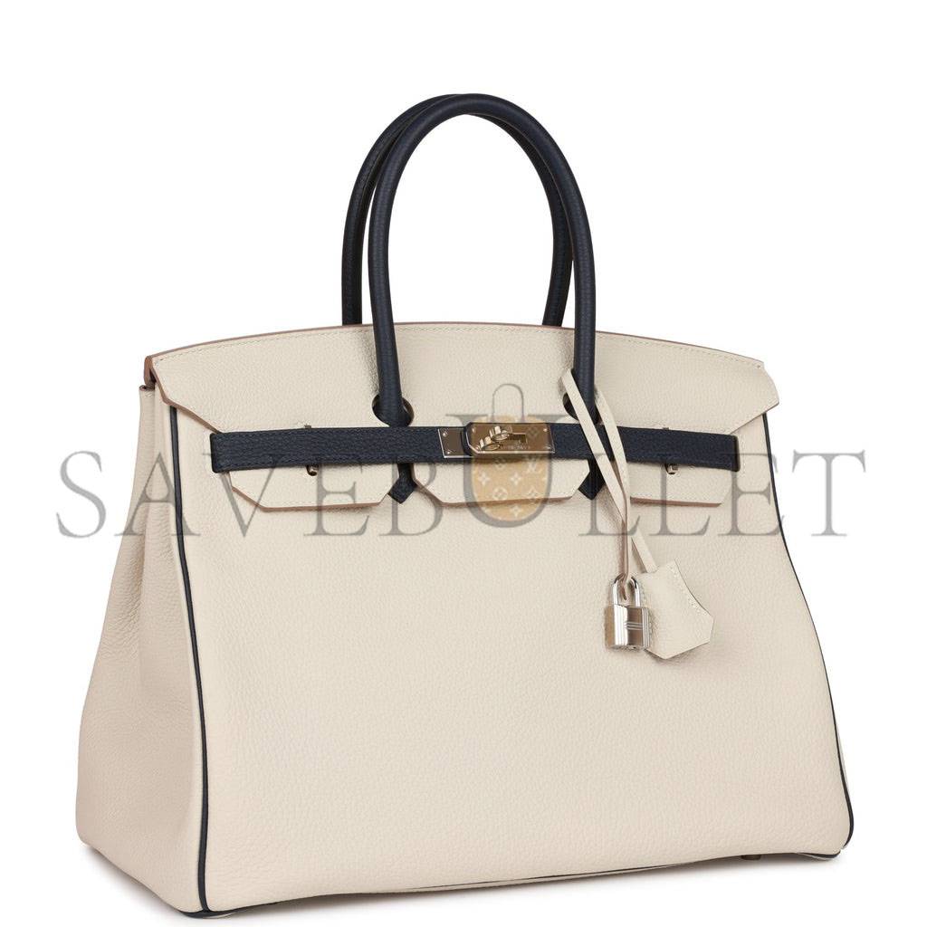 HERMES BIRKIN 35 TOGO PALLADIUM HARDWARE (35*25*18cm)
