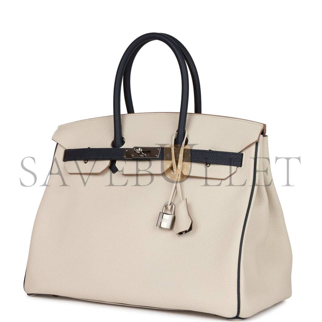 HERMES BIRKIN 35 TOGO PALLADIUM HARDWARE (35*25*18cm)