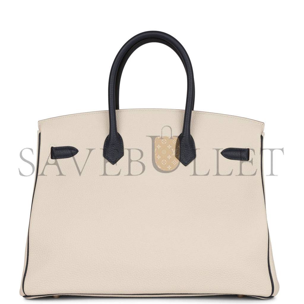 HERMES BIRKIN 35 TOGO PALLADIUM HARDWARE (35*25*18cm)