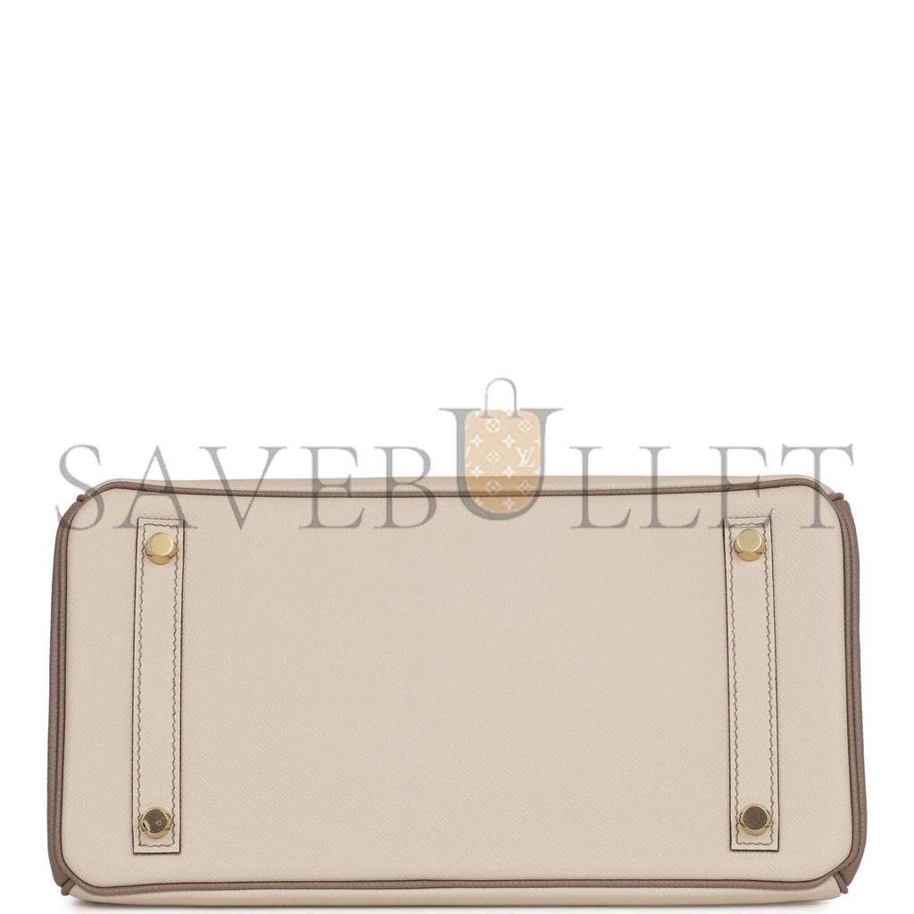 HERMES BIRKIN 30 EPSOM BRUSHED GOLD HARDWARE (30*22*16cm)