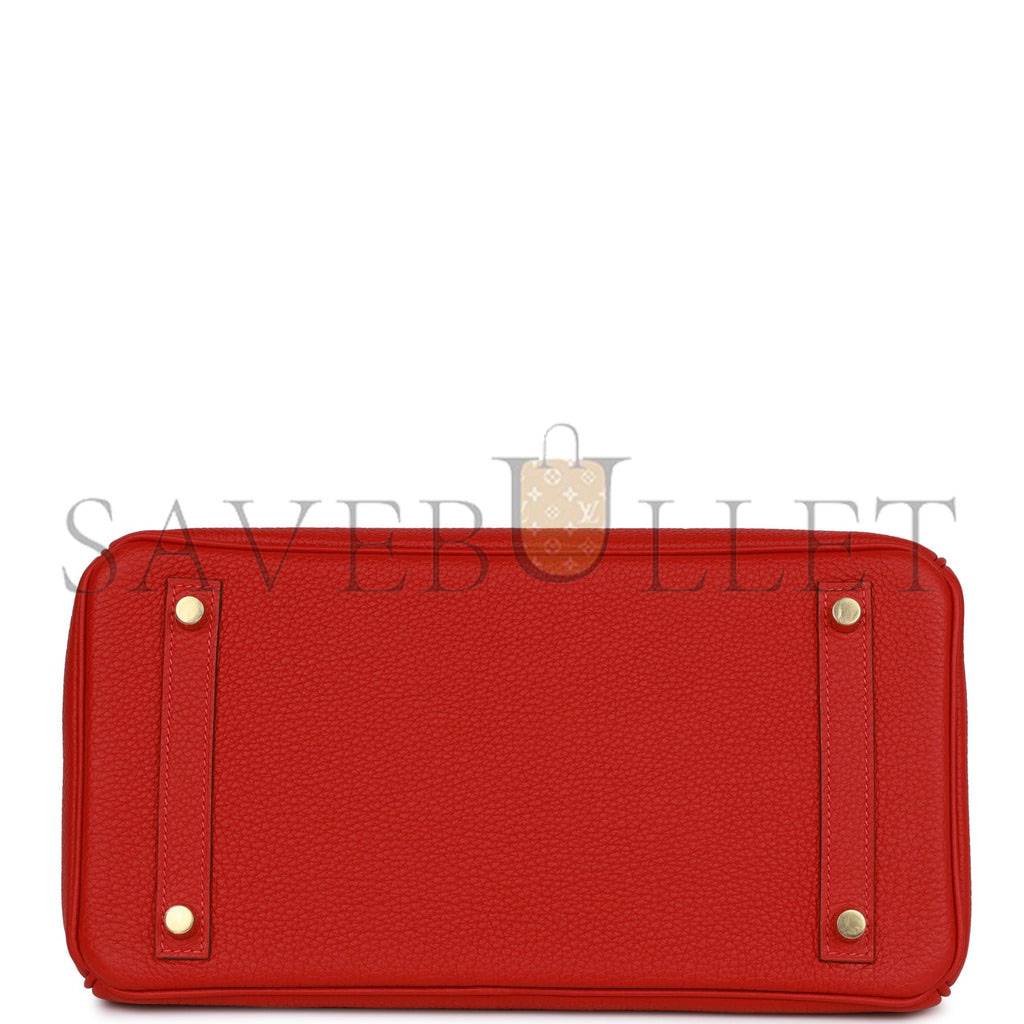 HERMES BIRKIN 30 TOGO GOLD HARDWARE (30*22*16cm)