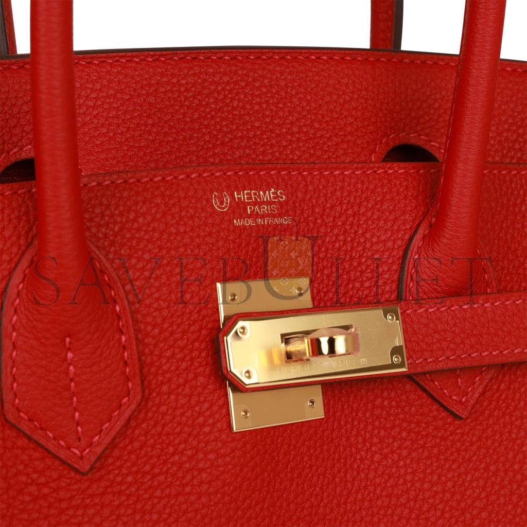 HERMES BIRKIN 30 TOGO GOLD HARDWARE (30*22*16cm)