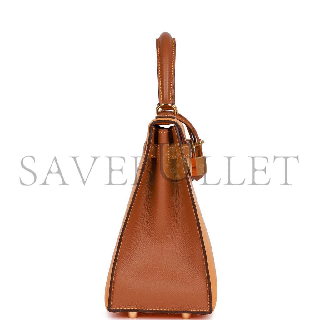 HERMES KELLY 25 EPSOM GOLD HARDWARE (25*17*7cm)
