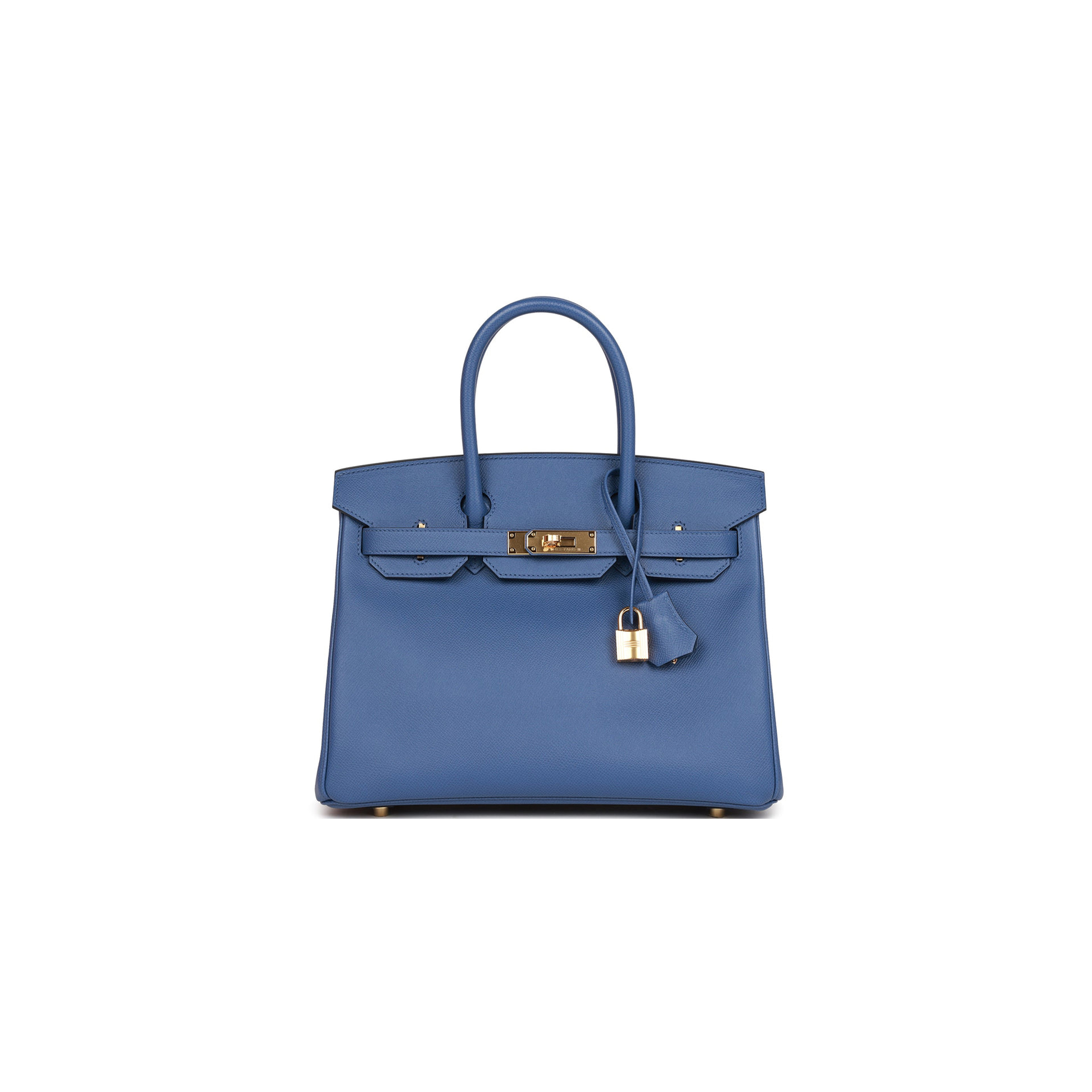 HERMES BIRKIN 30 BLEU BRIGHTON EPSOM GOLD HARDWARE (30cm)