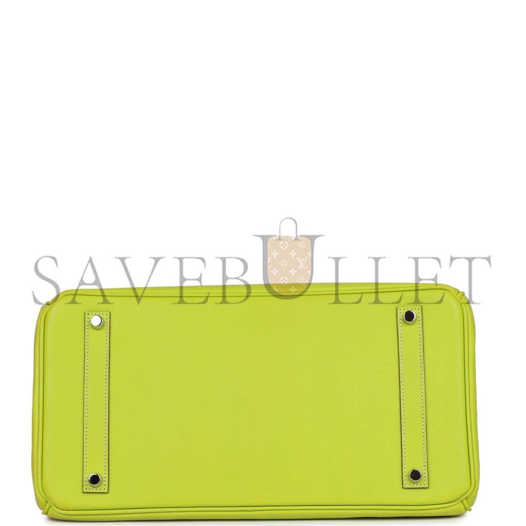 HERMES BIRKIN 35 KIWI CANDY EPSOM PALLADIUM HARDWARE (35*25*18cm)