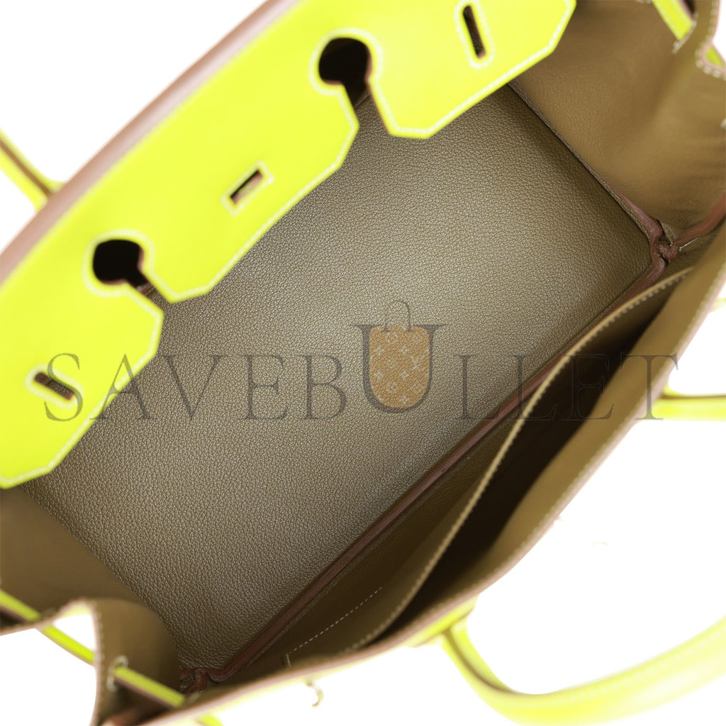 HERMES BIRKIN 35 KIWI CANDY EPSOM PALLADIUM HARDWARE (35*25*18cm)