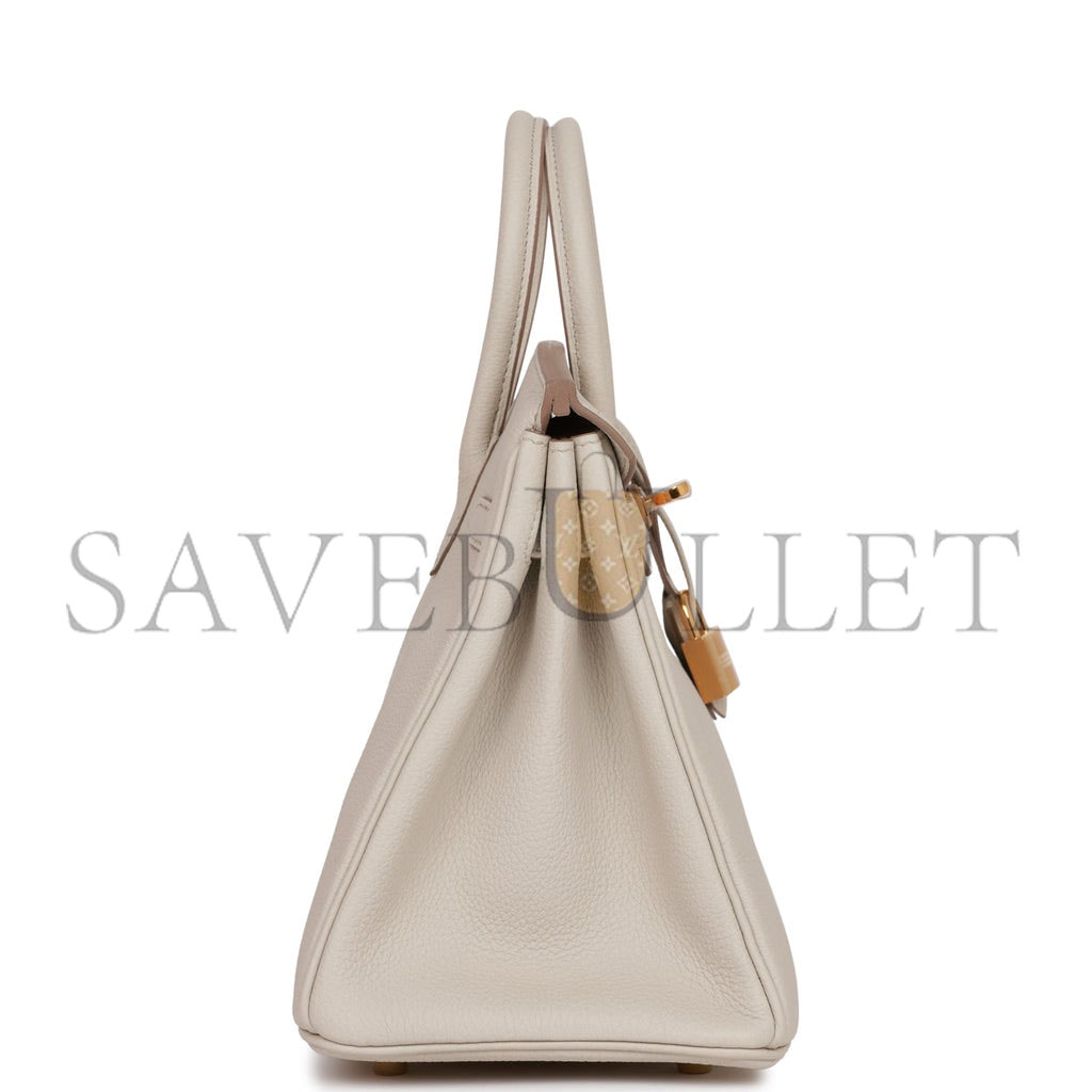 HERMES BIRKIN 25 TOGO GOLD HARDWARE (25*20*13cm)
