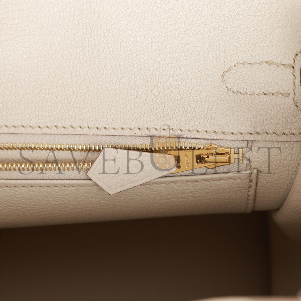 HERMES BIRKIN 25 TOGO GOLD HARDWARE (25*20*13cm)