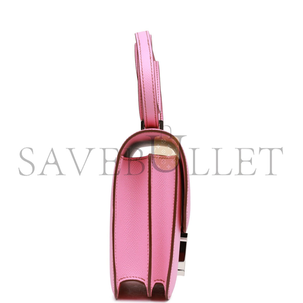 HERMES CONSTANCE 18 EPSOM PALLADIUM HARDWARE (18*15*4cm)