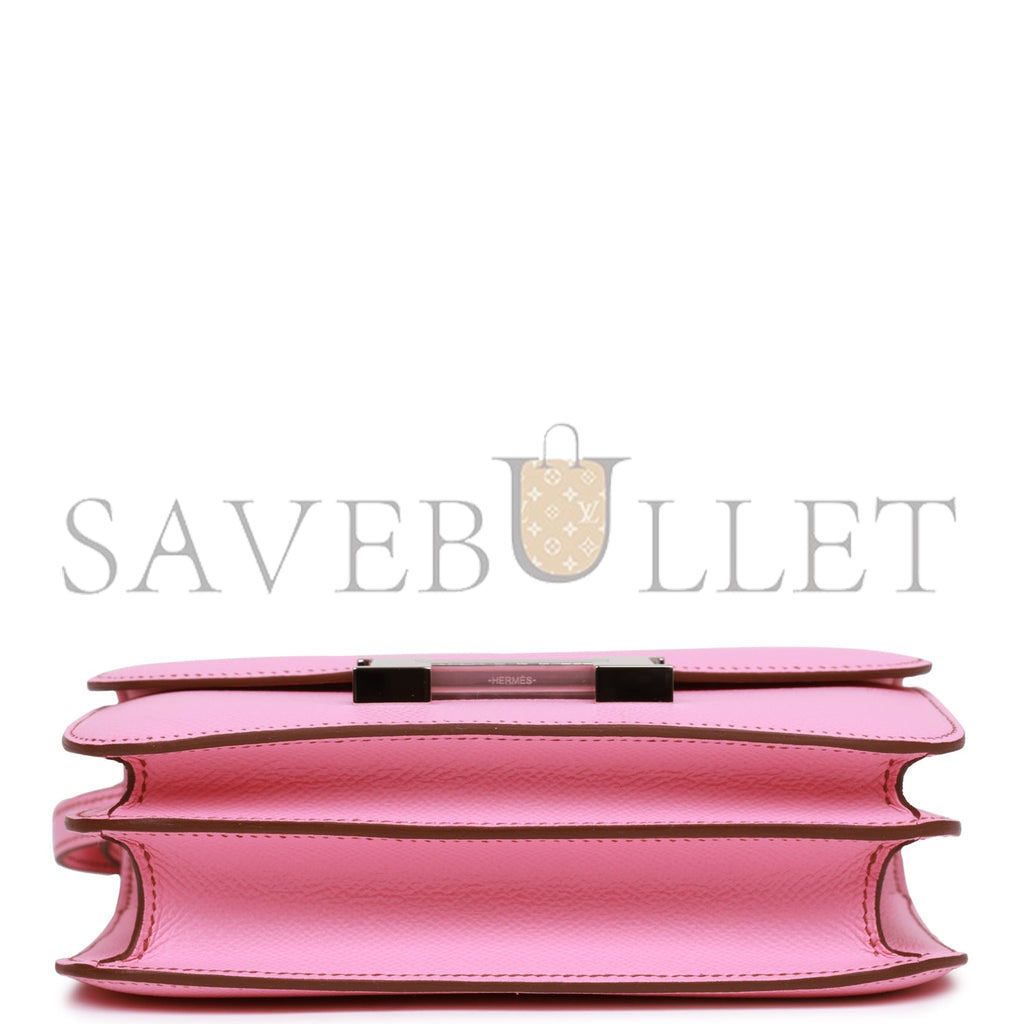 HERMES CONSTANCE 18 EPSOM PALLADIUM HARDWARE (18*15*4cm)