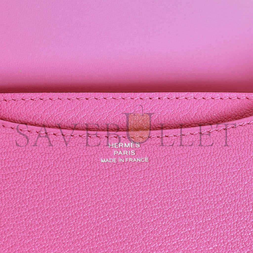 HERMES CONSTANCE 18 EVERCOLOR PALLADIUM HARDWARE (18*15*4cm)