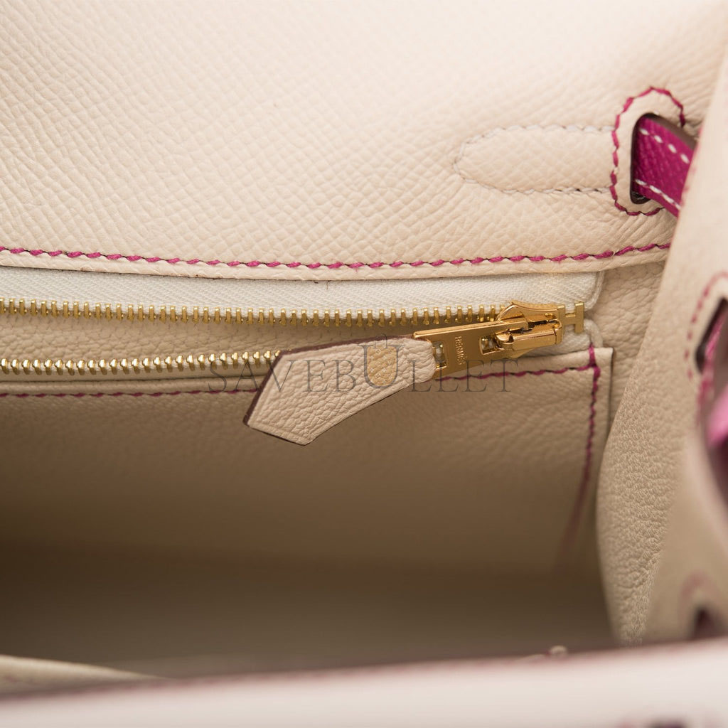 HERMES KELLY 25 EPSOM BRUSHED GOLD HARDWARE (25*17*7cm)