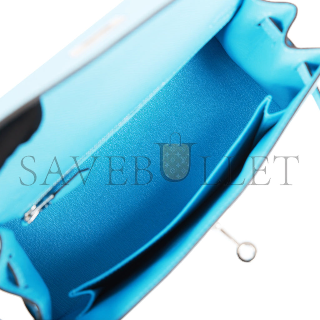 HERMES KELLY 25 EPSOM PALLADIUM HARDWARE (25*17*7cm)