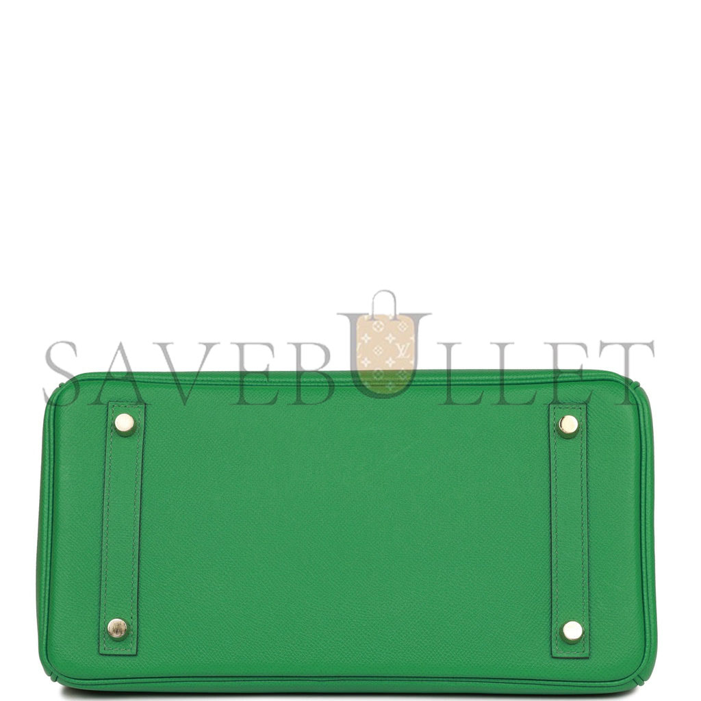 HERMES BIRKIN 30 EPSOM GOLD PALLADIUM HARDWARE (30*22*16cm)