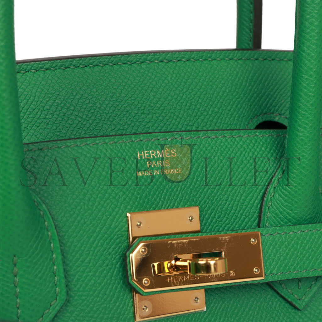 HERMES BIRKIN 30 EPSOM GOLD PALLADIUM HARDWARE (30*22*16cm)