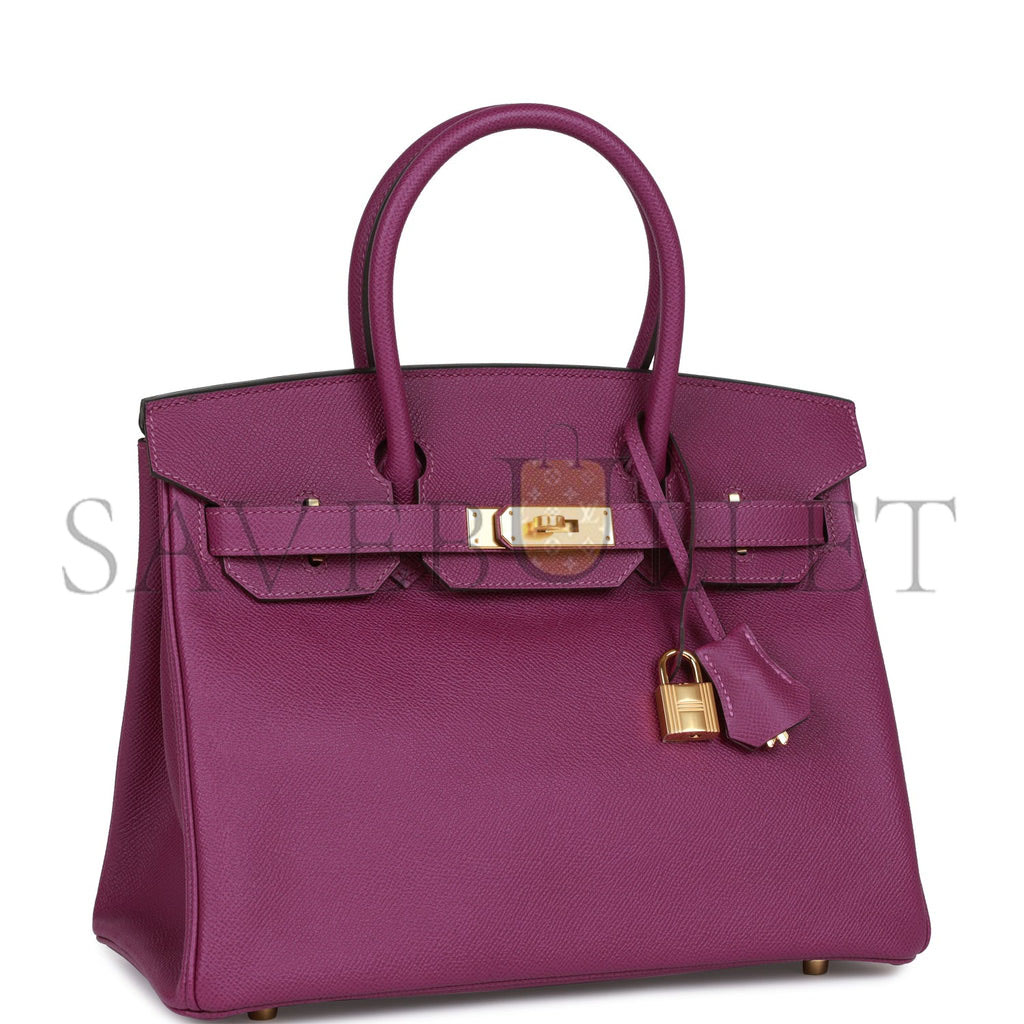 HERMES BIRKIN 30 EPSOM GOLD HARDWARE (30*22*16cm)