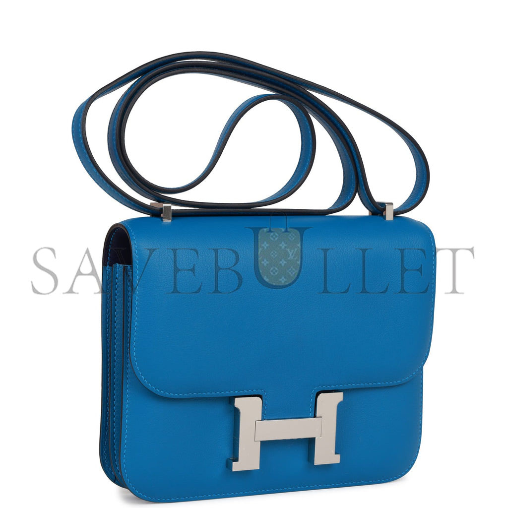 HERMES CONSTANCE 18 EVERCOLOR PALLADIUM HARDWARE (18*15*4cm)