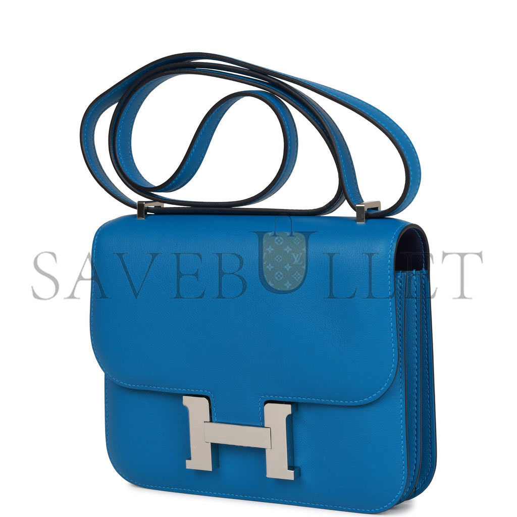 HERMES CONSTANCE 18 EVERCOLOR PALLADIUM HARDWARE (18*15*4cm)