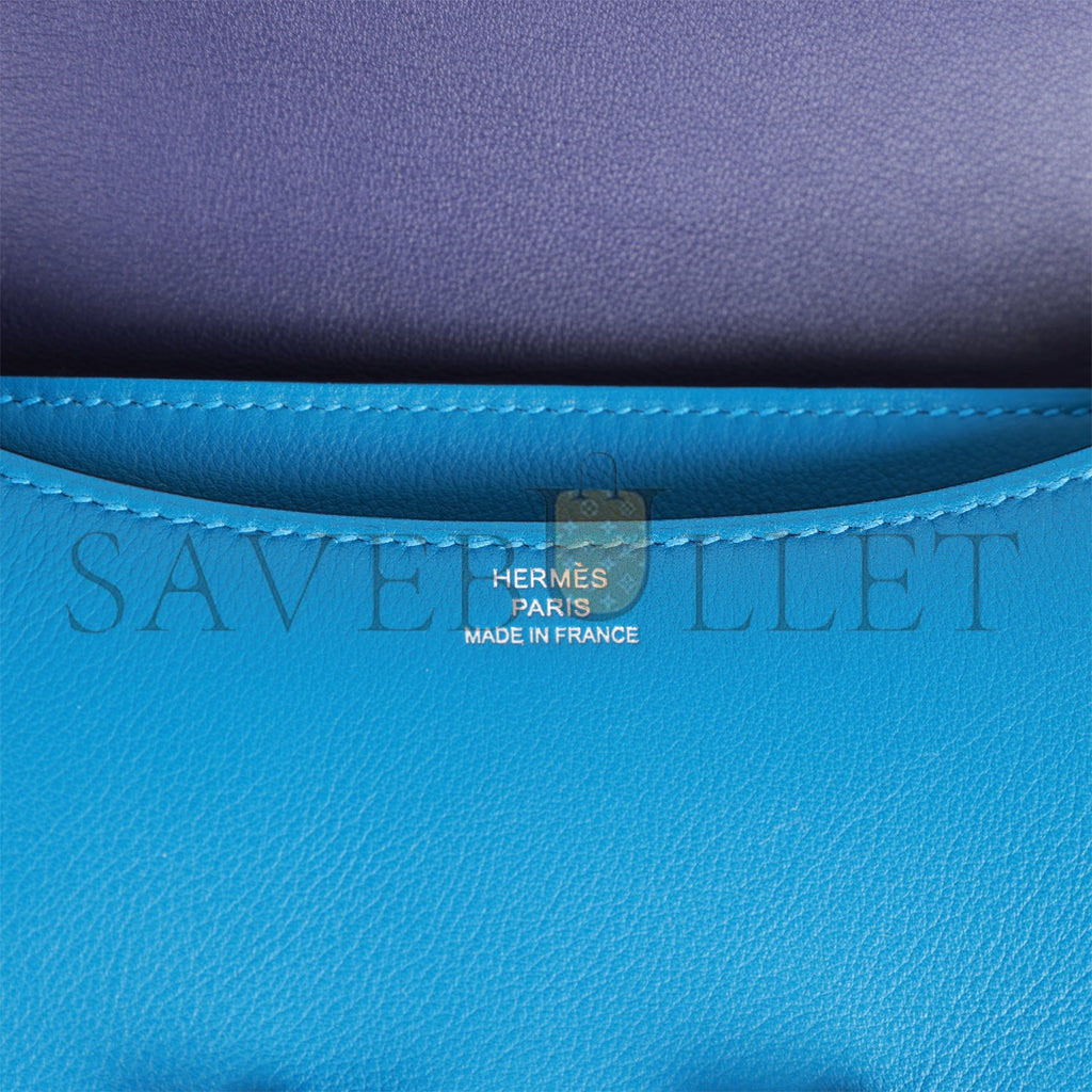 HERMES CONSTANCE 18 EVERCOLOR PALLADIUM HARDWARE (18*15*4cm)