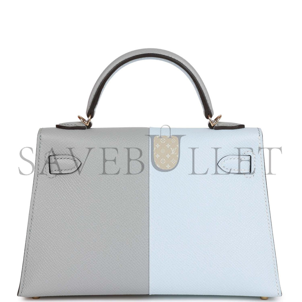 HERMES MINI KELLY EPSOM GOLD HARDWARE (19*12*5.5cm)