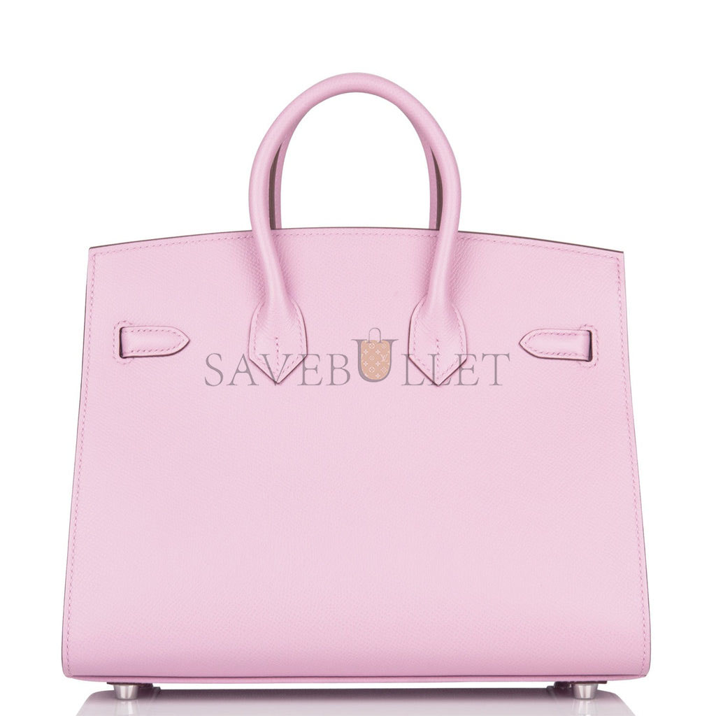 HERMES BIRKIN 25 EPSOM PALLADIUM HARDWARE (25*20*13cm)