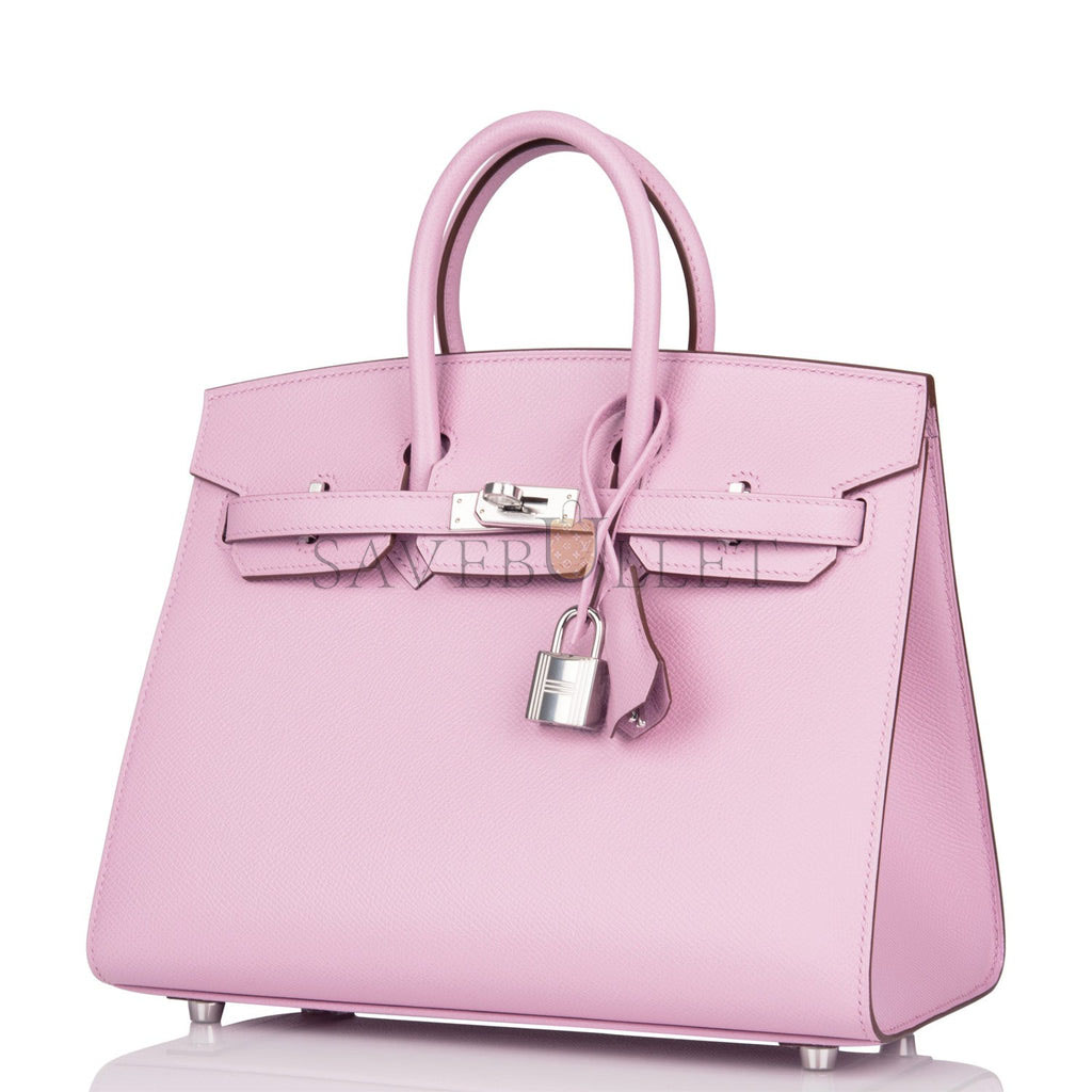 HERMES BIRKIN 25 EPSOM PALLADIUM HARDWARE (25*20*13cm)