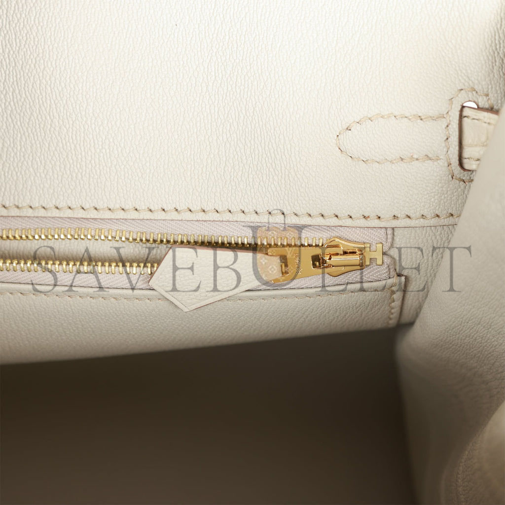 HERMES MASTER BIRKIN 25 MATTE ALLIGATOR GOLD HARDWARE (25*20*13cm)