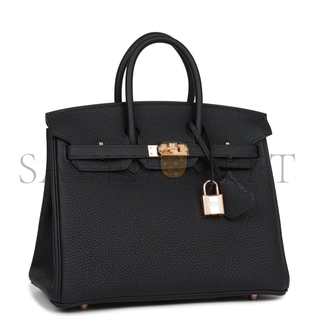 HERMES BIRKIN 25 TOGO ROSE GOLD HARDWARE (25*20*13cm)