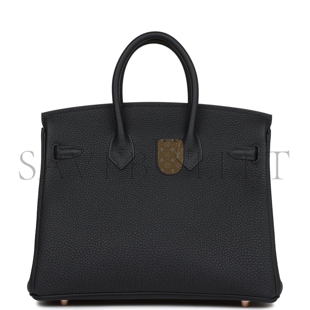 HERMES BIRKIN 25 TOGO ROSE GOLD HARDWARE (25*20*13cm)