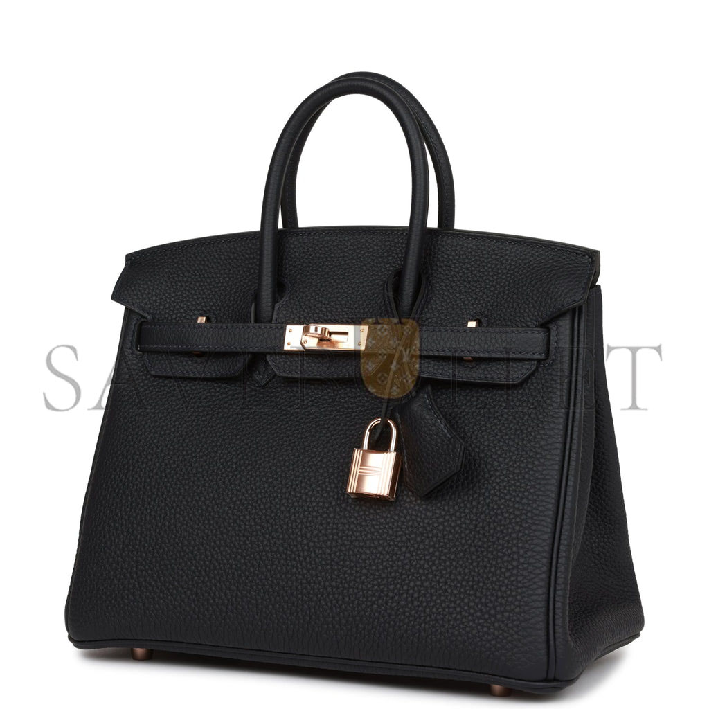 HERMES BIRKIN 25 TOGO ROSE GOLD HARDWARE (25*20*13cm)