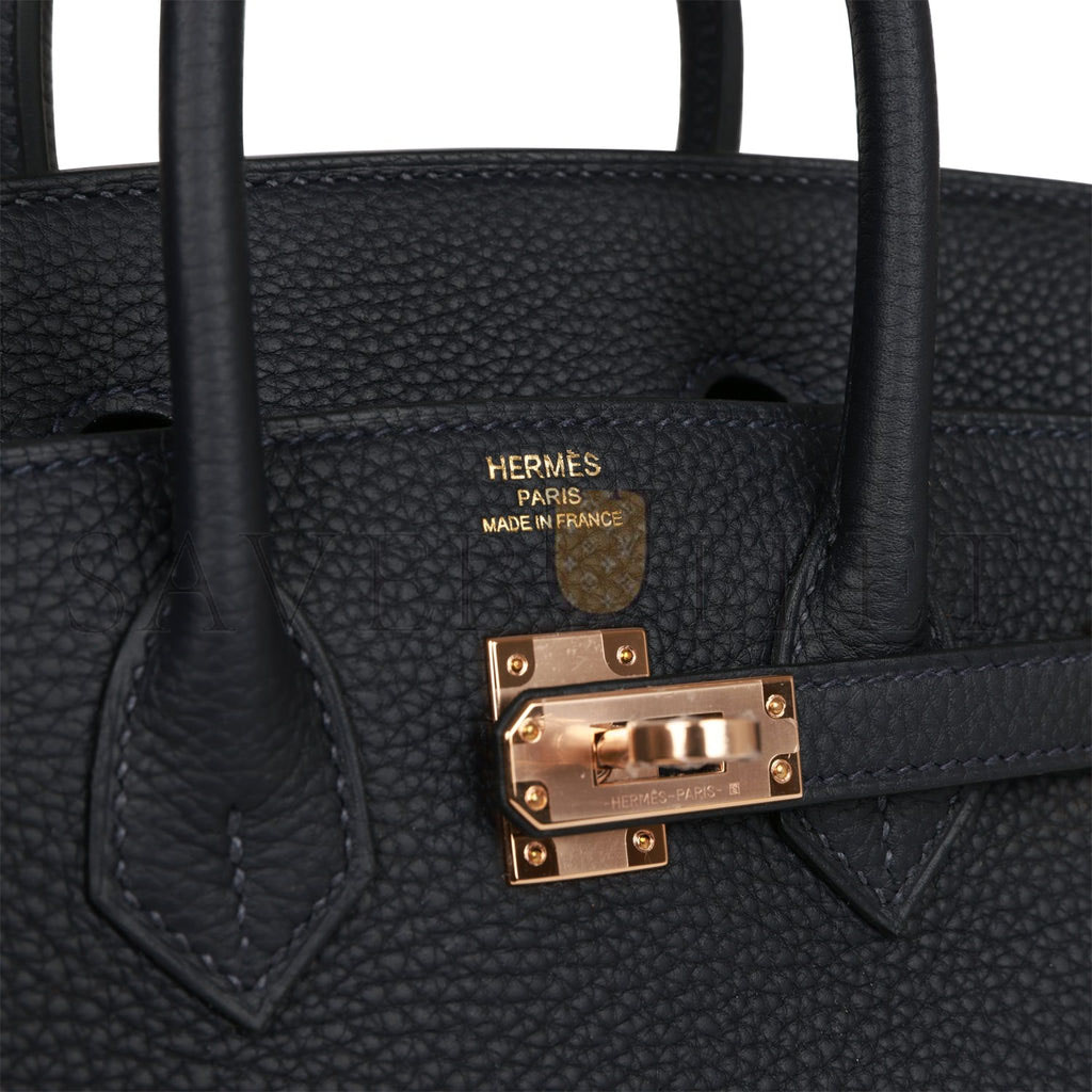 HERMES BIRKIN 25 TOGO ROSE GOLD HARDWARE (25*20*13cm)