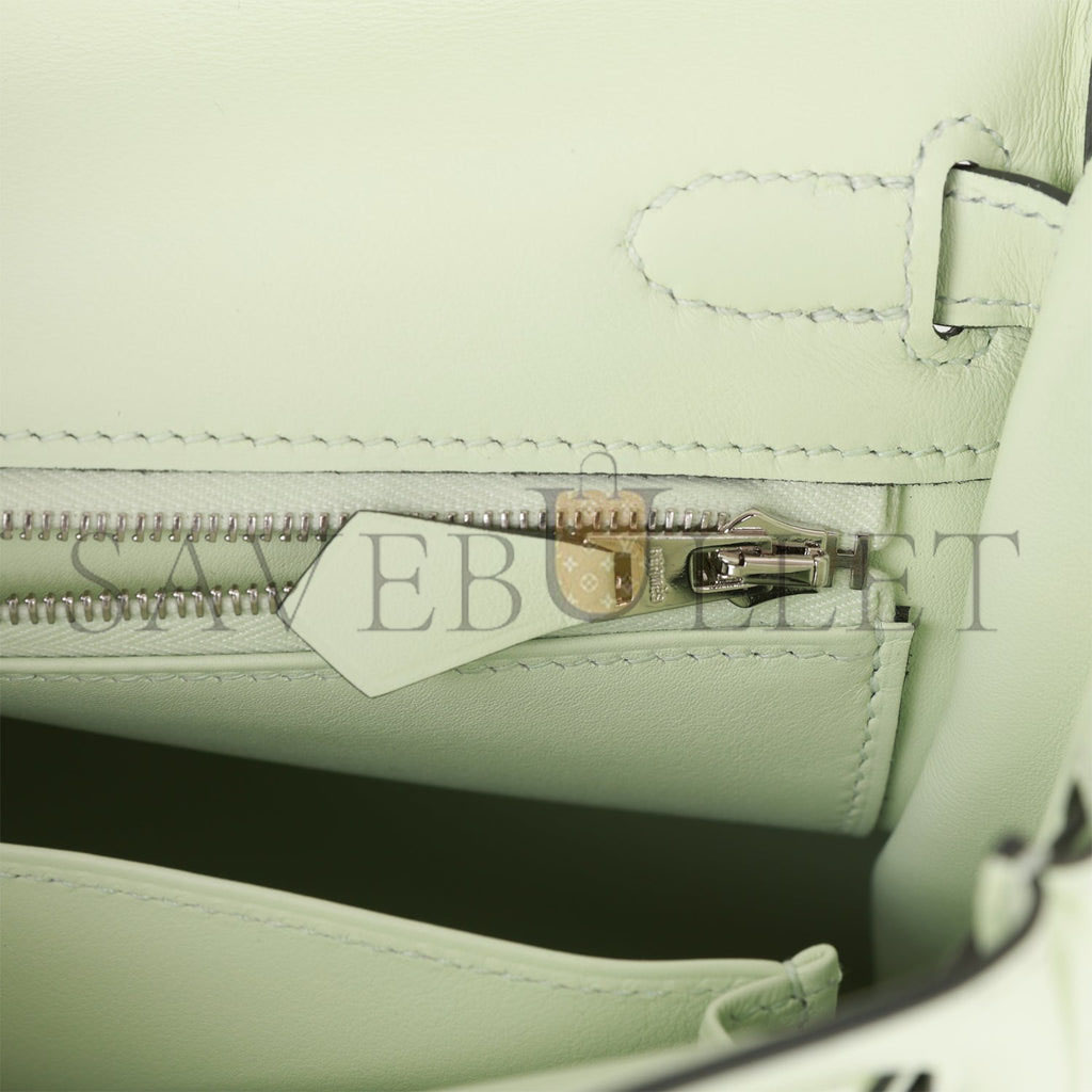 HERMES KELLY 25 SWIFT PALLADIUM HARDWARE (25*17*7cm)