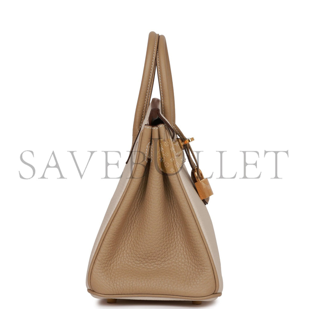 HERMES BIRKIN 25 TOGO BRUSHED GOLD HARDWARE (25*20*13cm)