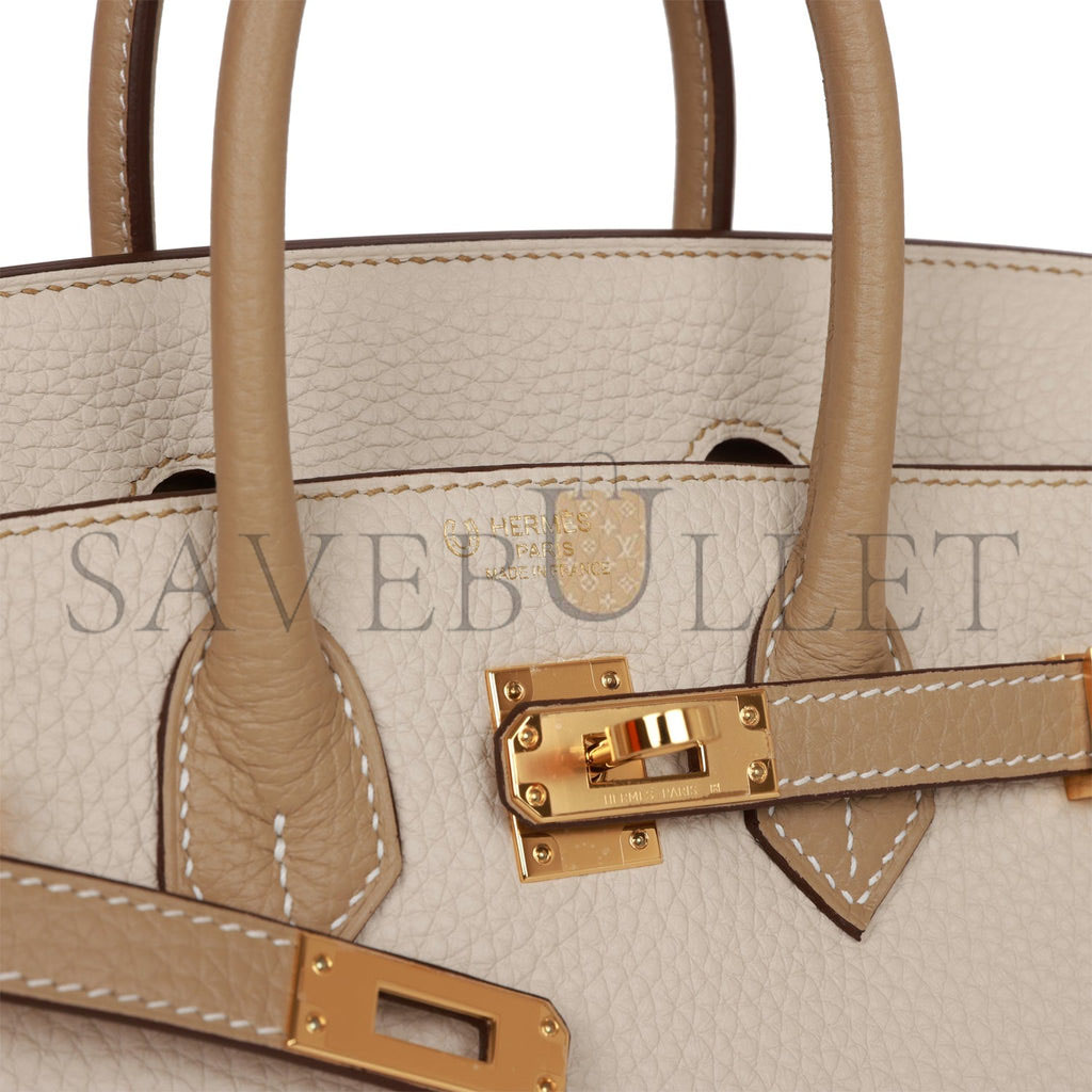 HERMES BIRKIN 25 TOGO BRUSHED GOLD HARDWARE (25*20*13cm)
