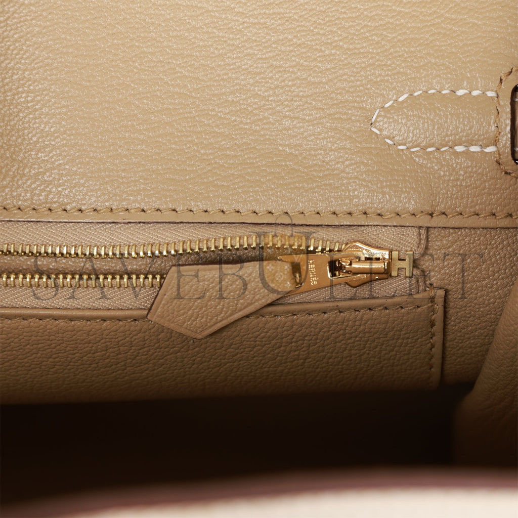 HERMES BIRKIN 25 TOGO BRUSHED GOLD HARDWARE (25*20*13cm)