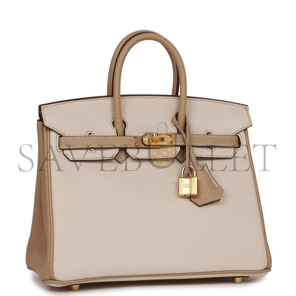 HERMES BIRKIN 25 TOGO BRUSHED GOLD HARDWARE (25*20*13cm)