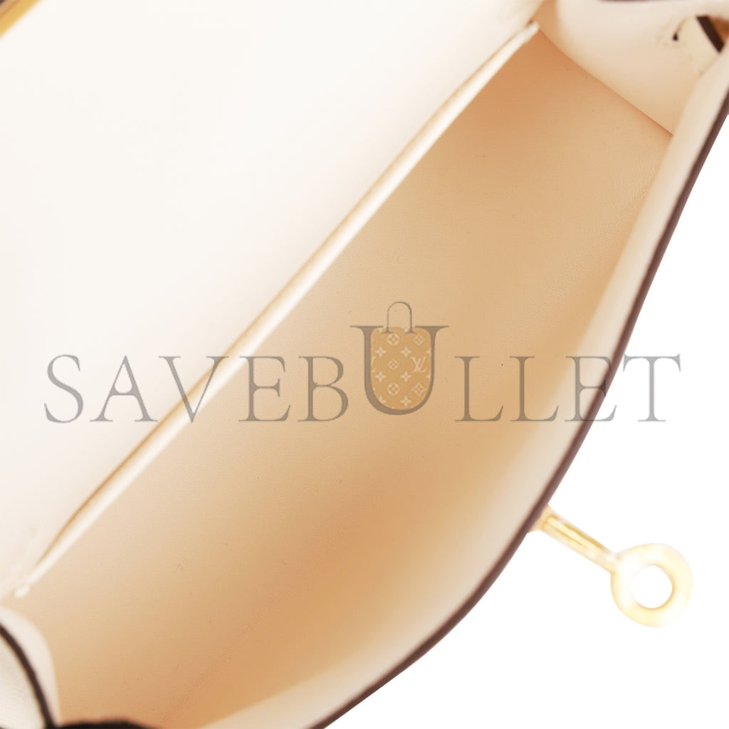 HERMES MINI KELLY SELLIER EPSOM GOLD HARDWARE (19*12*5.5cm)