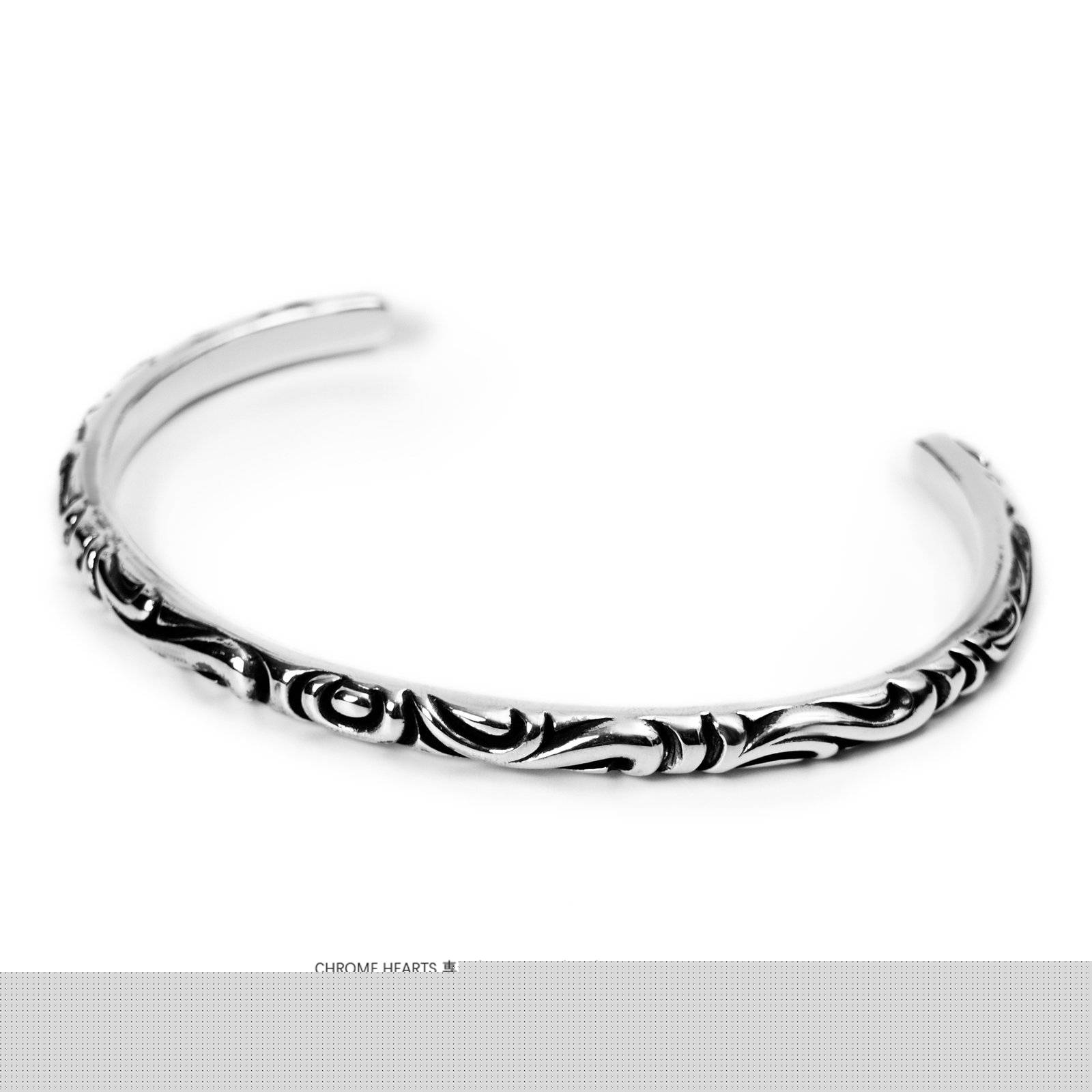 CHROME HEARTS SCROLL BAND CUFF