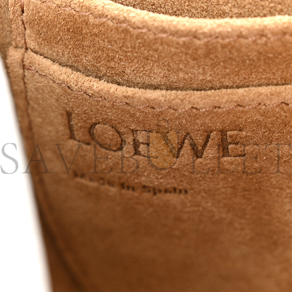 LOEWE GATE PURSE IN WHITE (20*12*7cm)