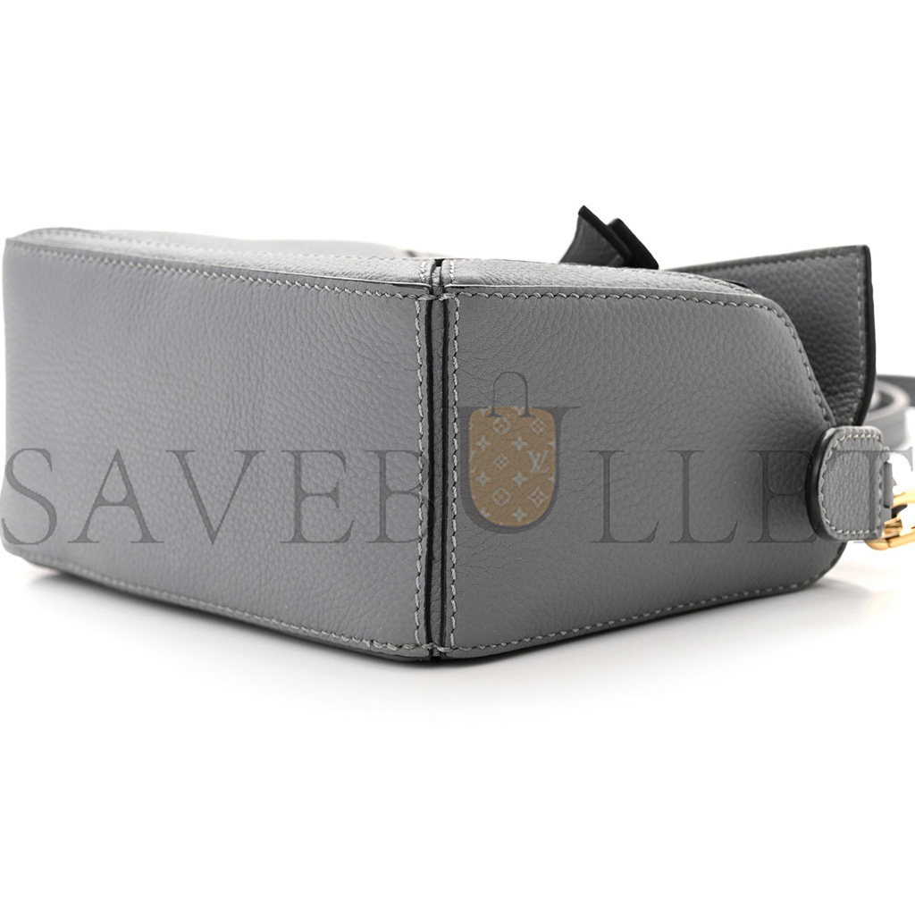 LOEWE CALFSKIN MINI BAG ASPHALT GREY (18*12.5*8cm)