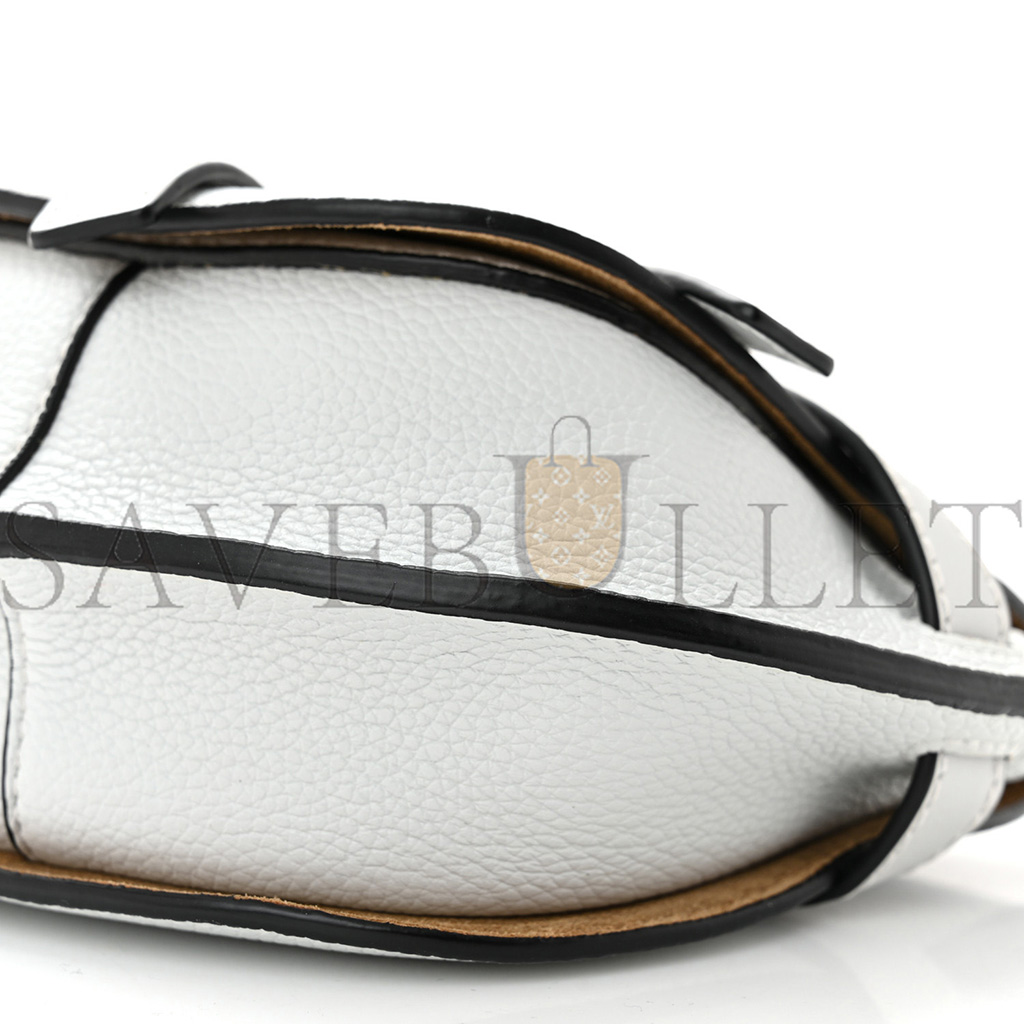 LOEWE GATE PURSE IN WHITE (20*12*7cm)