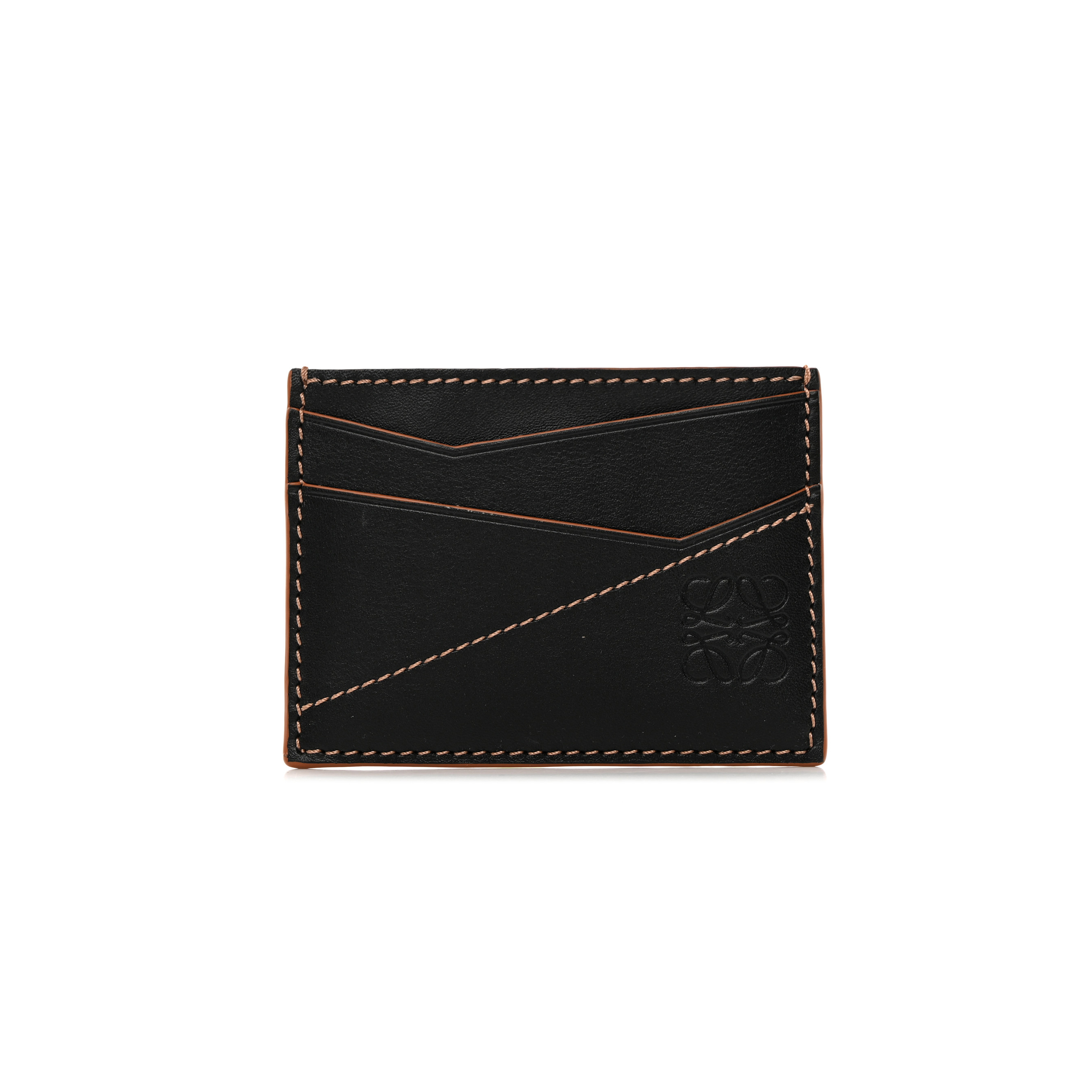 LOEWE CALFSKIN PUZZLE CARD HOLDER BLACK (10*8cm)