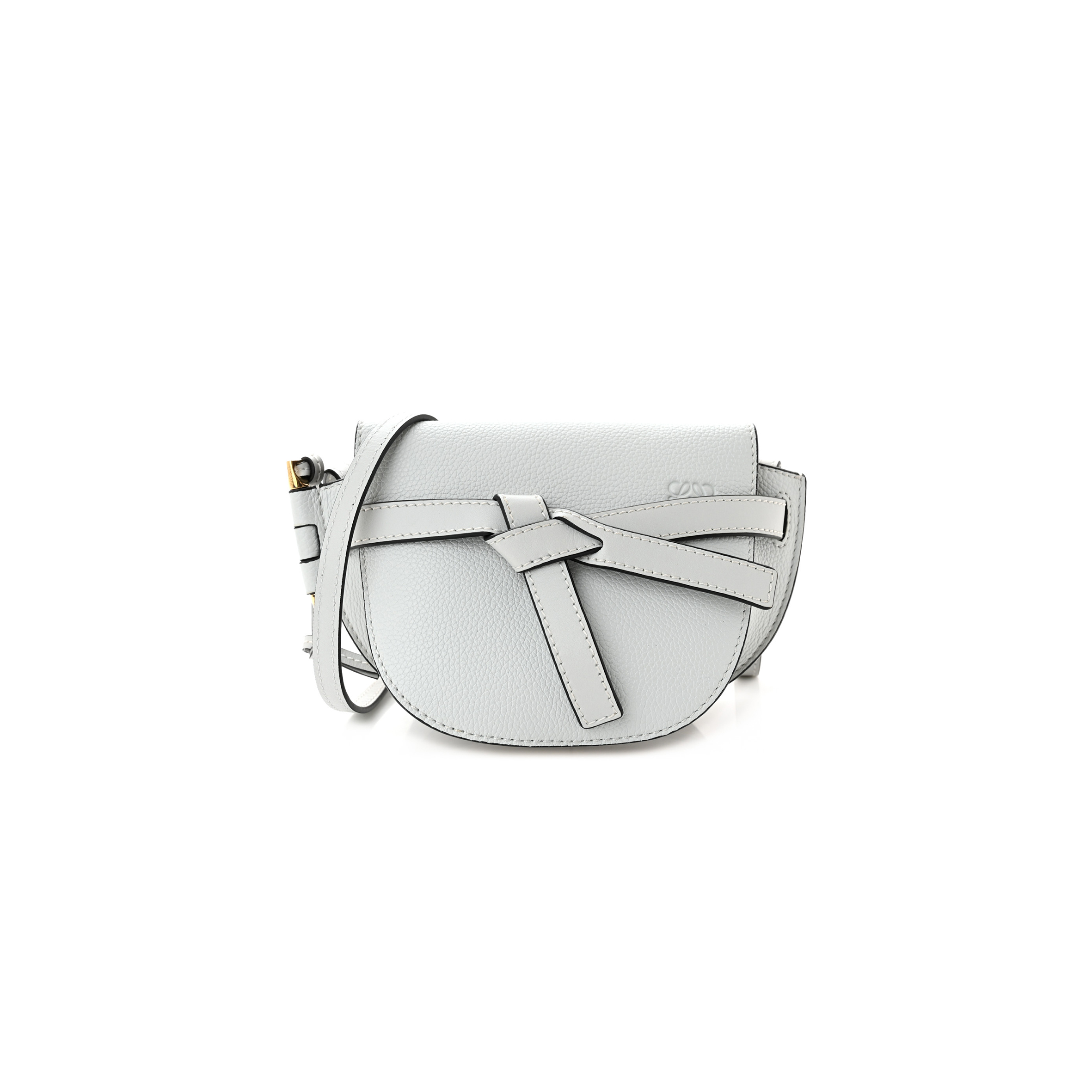 LOEWE GATE PURSE IN WHITE (20*12*7cm)