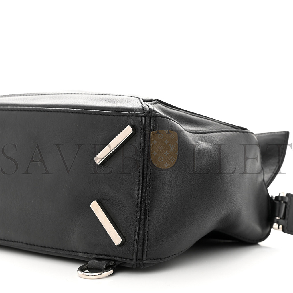 LOEWE CALFSKIN SMALL PUZZLE BAG BLACK (29*16.5*10.5cm)
