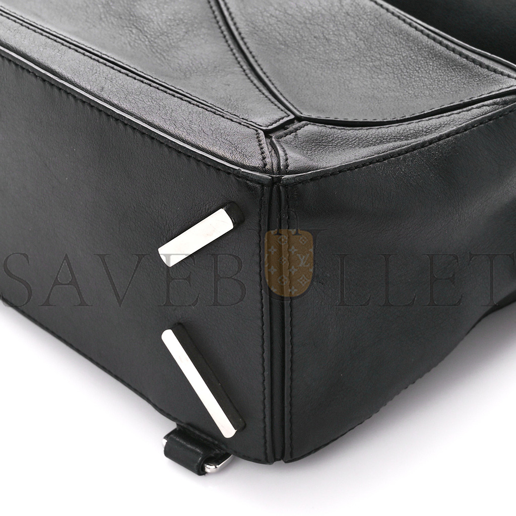 LOEWE CALFSKIN MEDIUM PUZZLE BAG BLACK (29*19.5*14cm)