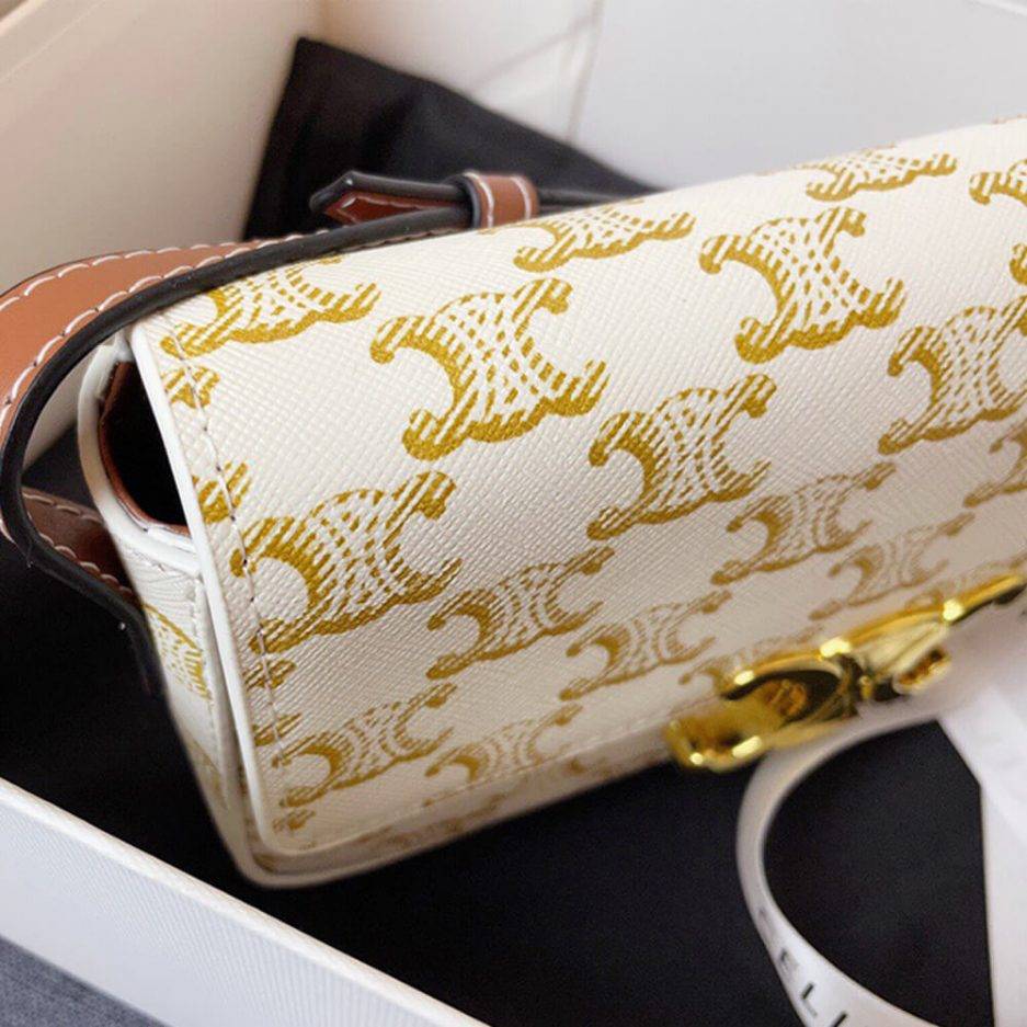 CELINE TRIOMPHE SHOULDER BAG 194142CUZ.01BC (20*10*4cm)