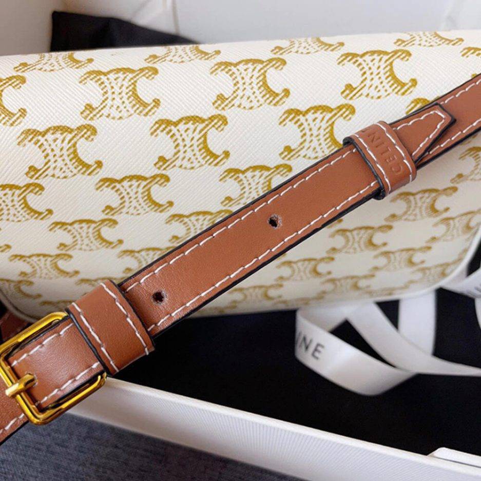 CELINE TRIOMPHE SHOULDER BAG 194142CUZ.01BC (20*10*4cm)