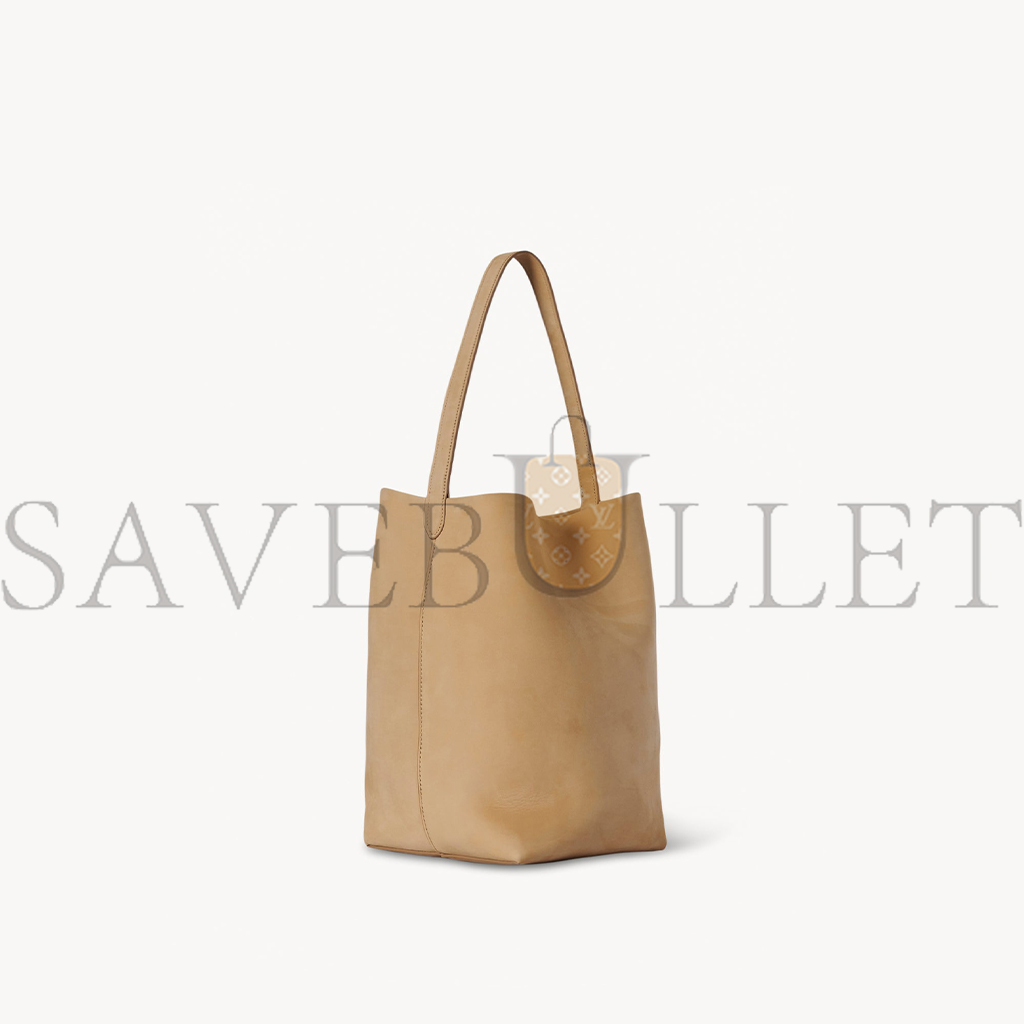 THE ROW SMALL PARK TOTE BAG IN NUBUCK CROISSANT W1314L87CRO (25*22*12cm)