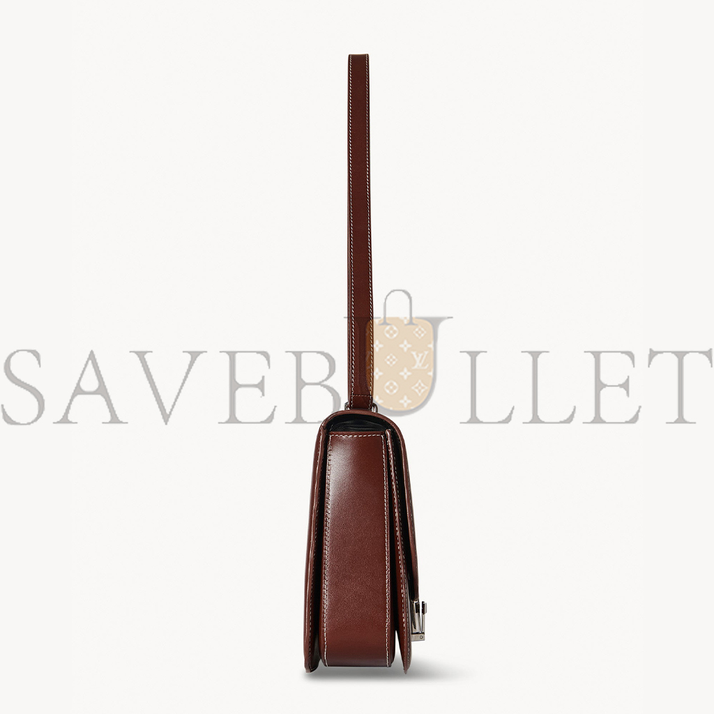 THE ROW SOFIA 10.00 SHOULDER BAG IN LEATHER CHERRY WOOD W1570L60CHYWD (25*18*8cm)